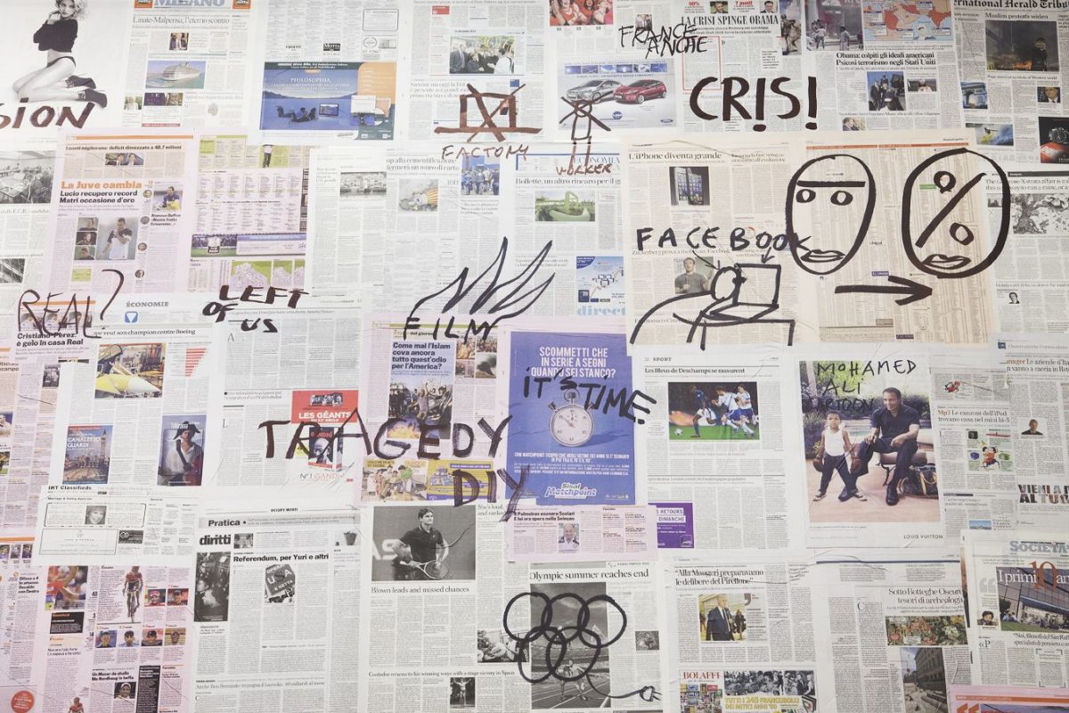 good news, bad news, no news, installation view, kaufmann repetto, milan, 2012