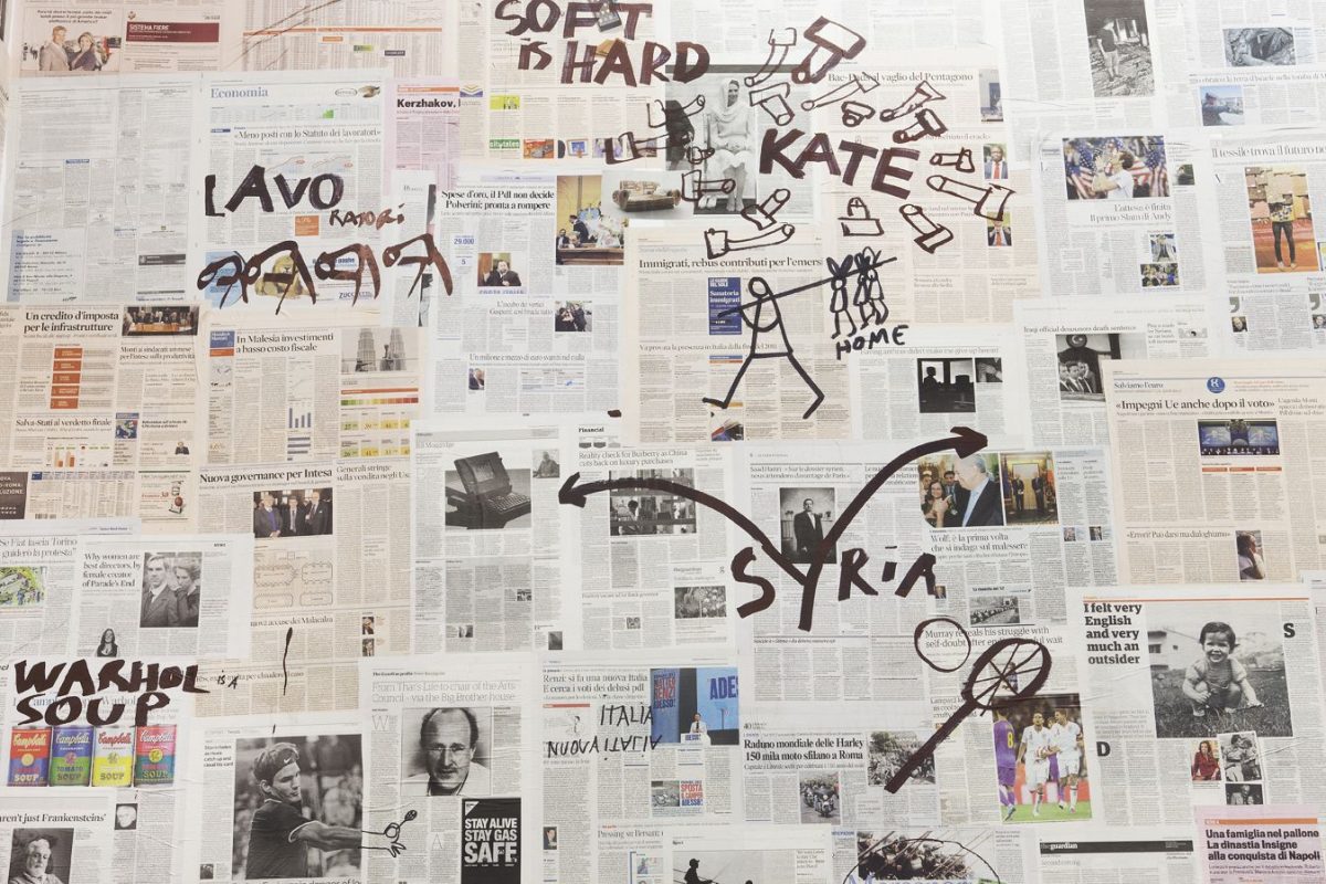 good news, bad news, no news, installation view, kaufmann repetto, milan, 2012