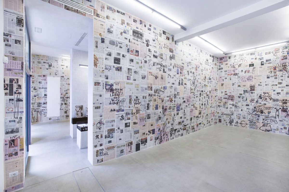 good news, bad news, no news, installation view, kaufmann repetto, milan, 2012