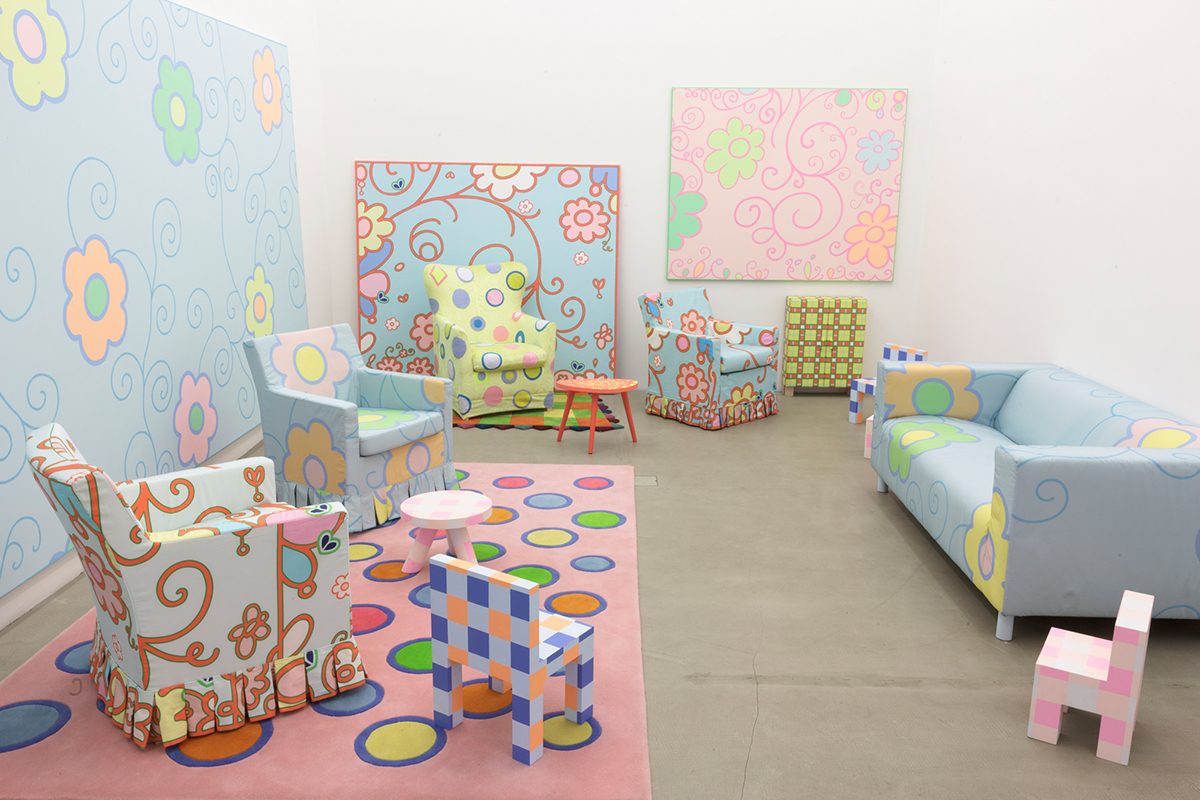 lily van der stokker, storage room, 2012
mixed media, installation size: 430 x 235 x 560 cm