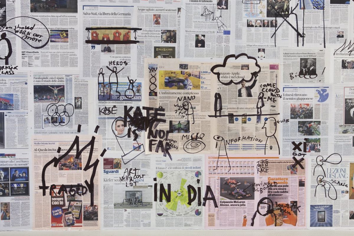 good news, bad news, no news, installation view, kaufmann repetto, milan, 2012