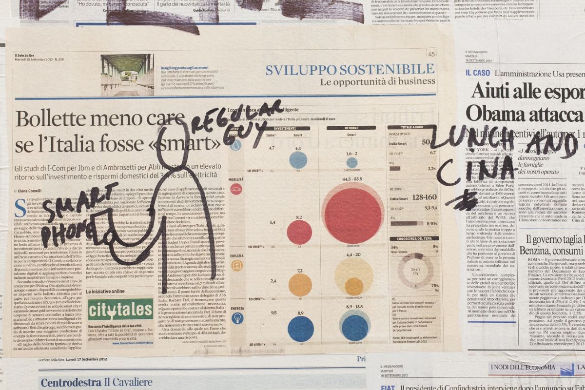 good news, bad news, no news, installation view, kaufmann repetto, milan, 2012
