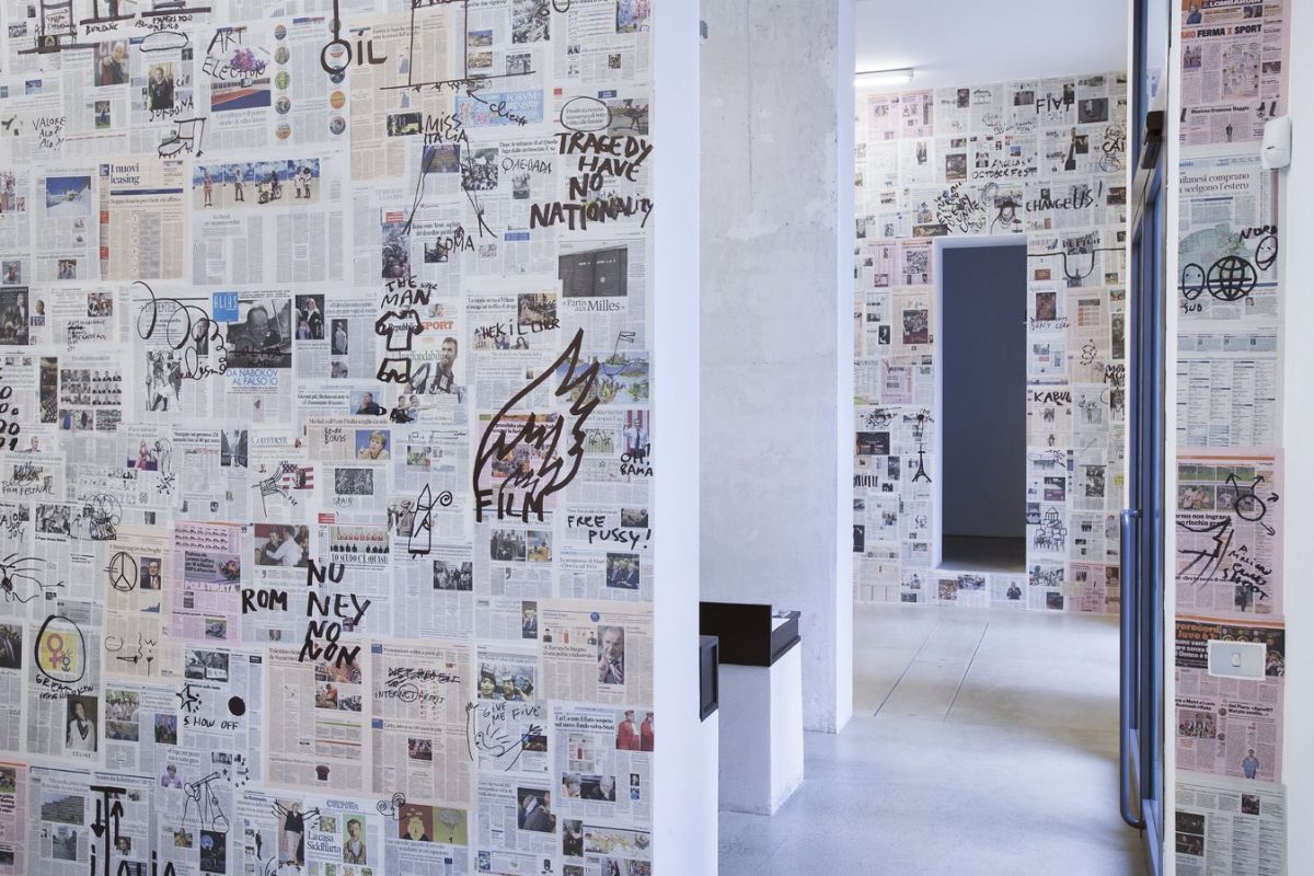 good news, bad news, no news, installation view, kaufmann repetto, milan, 2012