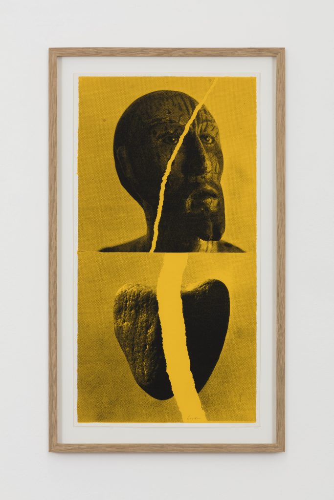 <i>sacred heart</i>, 1969
</br>
screenprint, 67 x 39 cm / 26.4 x 15.3 in >