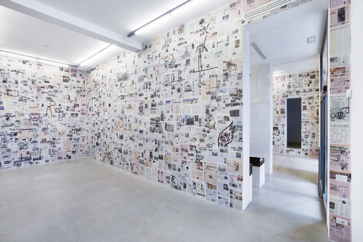 good news, bad news, no news, installation view, kaufmann repetto, milan, 2012