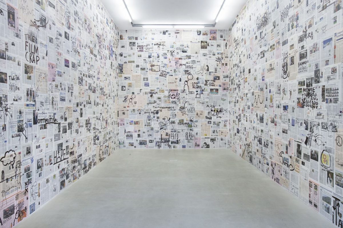 good news, bad news, no news, installation view, kaufmann repetto, milan, 2012