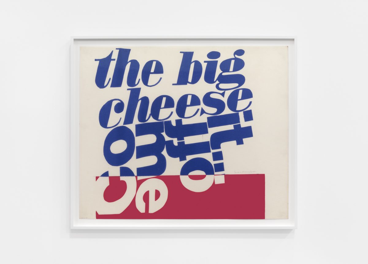 <i>come off it</i>, 1966
</br> 
screenprint on paper</br> 76,2 x 91,4 cm / 30 x 36 in>