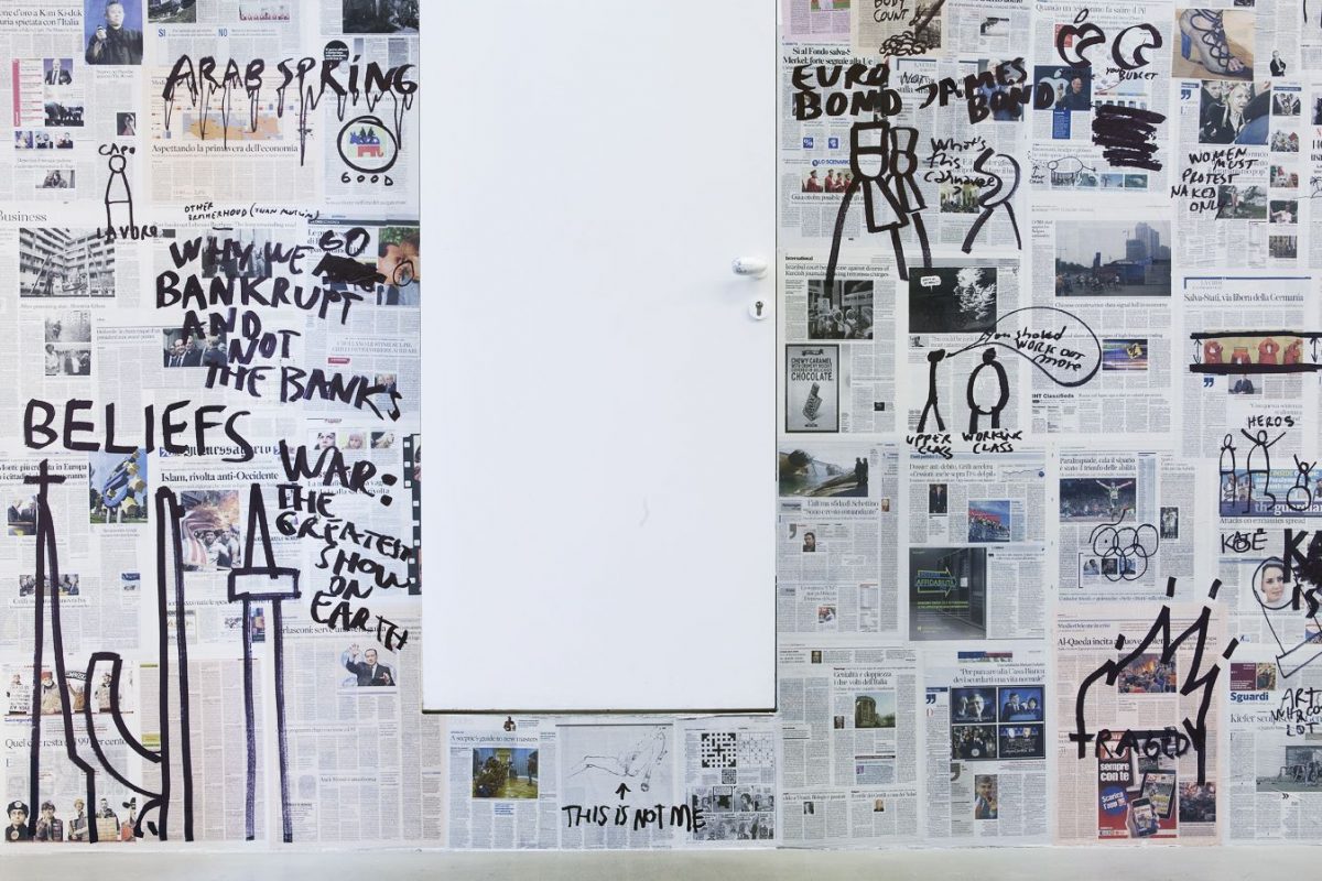 good news, bad news, no news, installation view, kaufmann repetto, milan, 2012