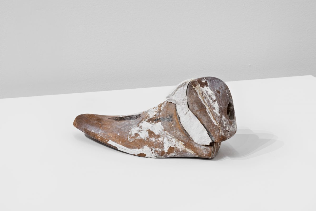 <i>untitled</I>, 2020
</br>
wood, metal, plaster, 11,4 x 22,9 x 7,6 cm / 4.5 x 9 x 3 in