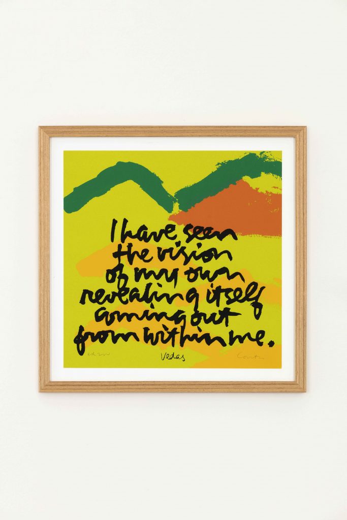 <I>the vision</I>, 1978
</br>
screenprint, 
37,5 x 37,5 x 3 cm / 14.8 x 14.8 x 1.2 in >