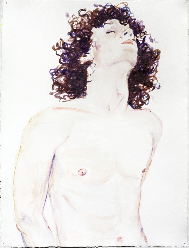 <i>brock</i>, 2014
</br>
watercolor on paper,
61 x 45,7 cm / 24 x 18 in