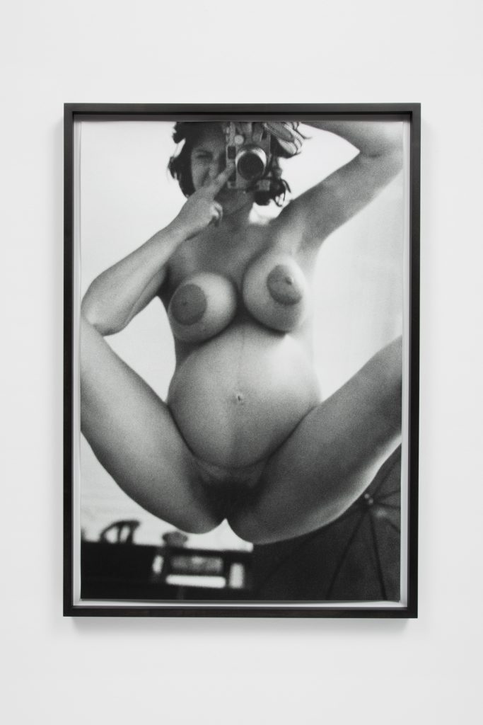 <I>Self-portrait (Downward)</I>, 2019
</br>
silver gelatin print, 91,4 x 62,2 x 4 cm / 36 x 24.5 x 1.6 in