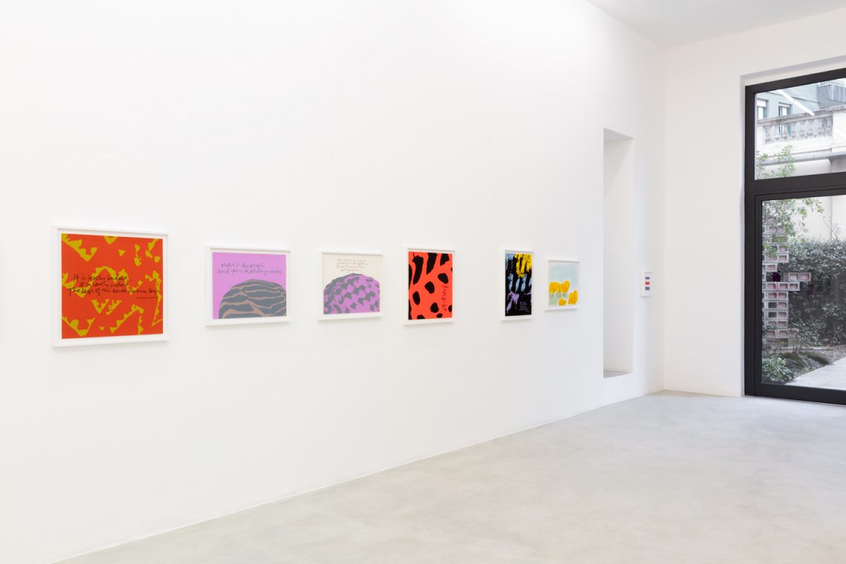 <I>to the everyday miracle</I>, 2021
</br>
installation view, kaufmann repetto, milan