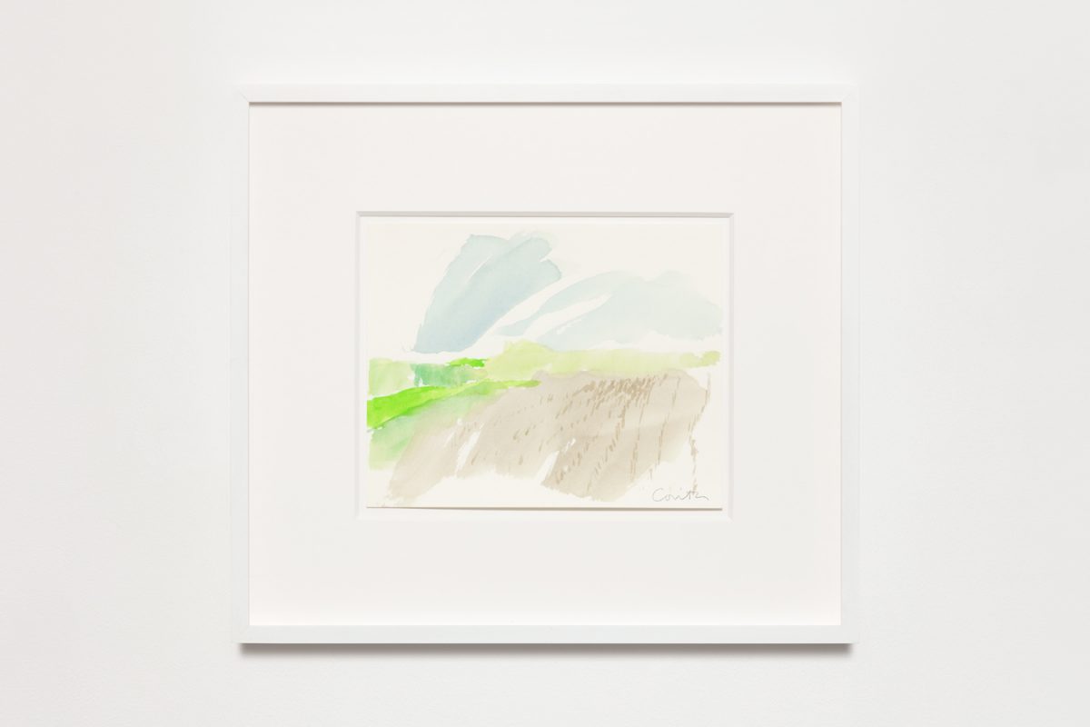 <I>untitled</I>, 1983
</br>
watercolor on paper</br>
39,8 x 44,5 x 4 cm / 15.6 x 17.5 x 1.5 in (framed)