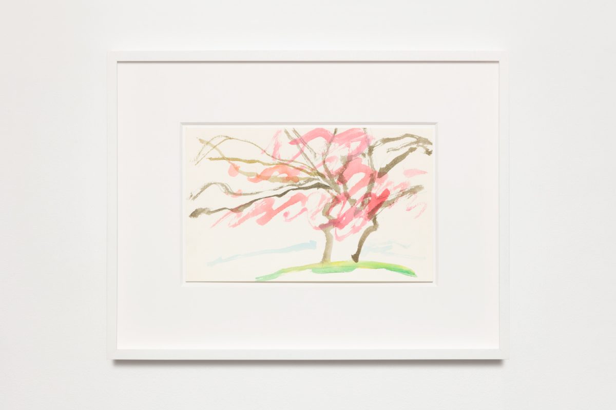 <I>untitled</I>, 1984
</br>
watercolor on paper</br>
38 x 49,5 x 4 cm / 14.9 x 19.4 x 1.5 in (framed)