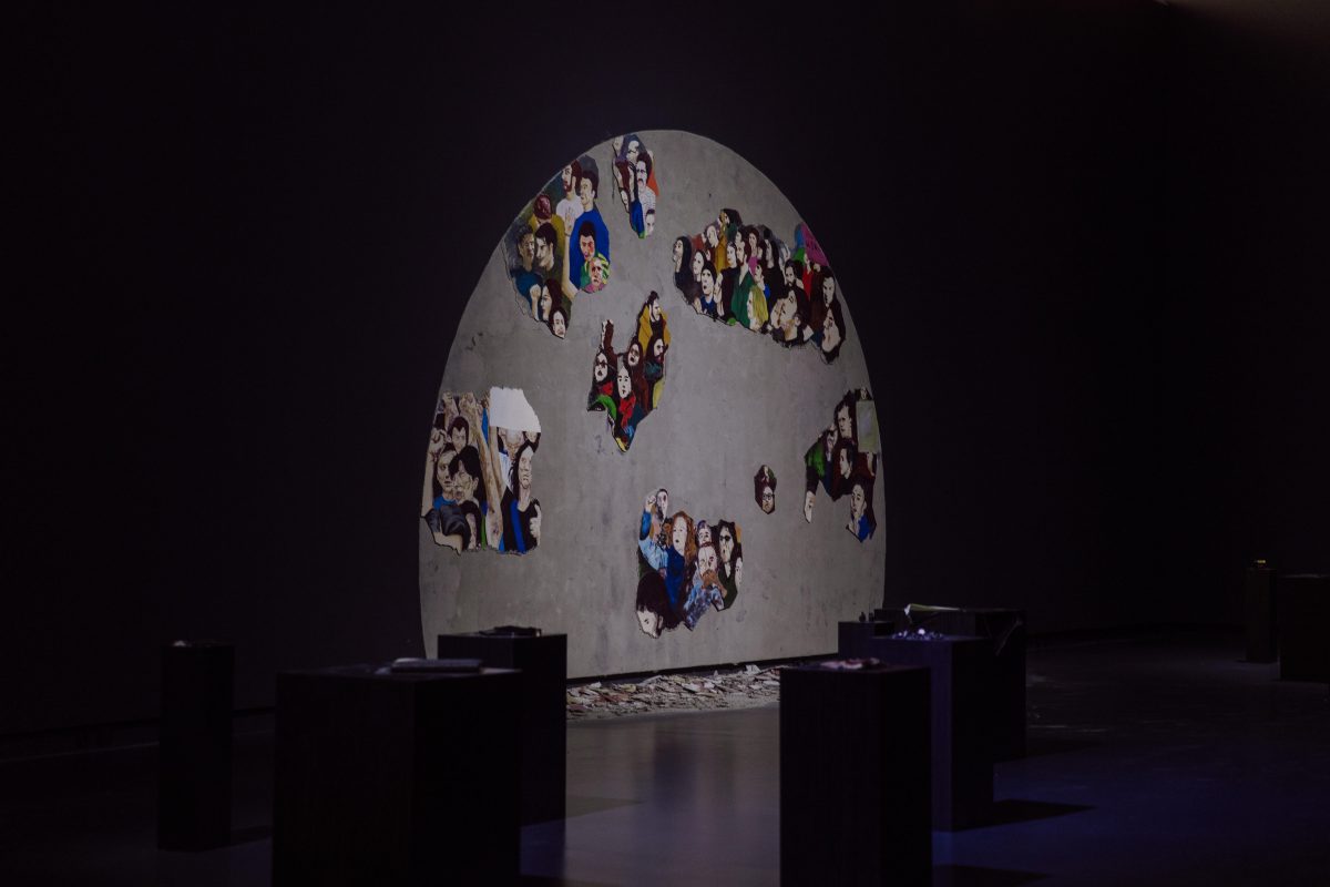 <i>the sun and the set</i>, 2020
</br> installation view, BPS22, Charleroi 