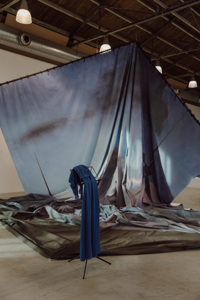 <i>the sun and the set</i>, 2020
</br> installation view, BPS22, Charleroi 