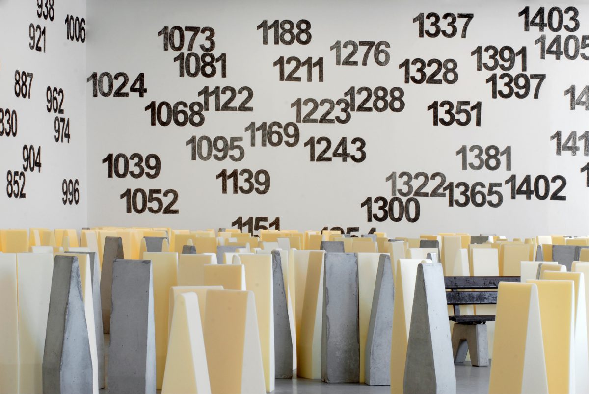 <I>les sanglots long</i>, 2009
</br> installation view, Kunsthalle fridericianum, Kassel