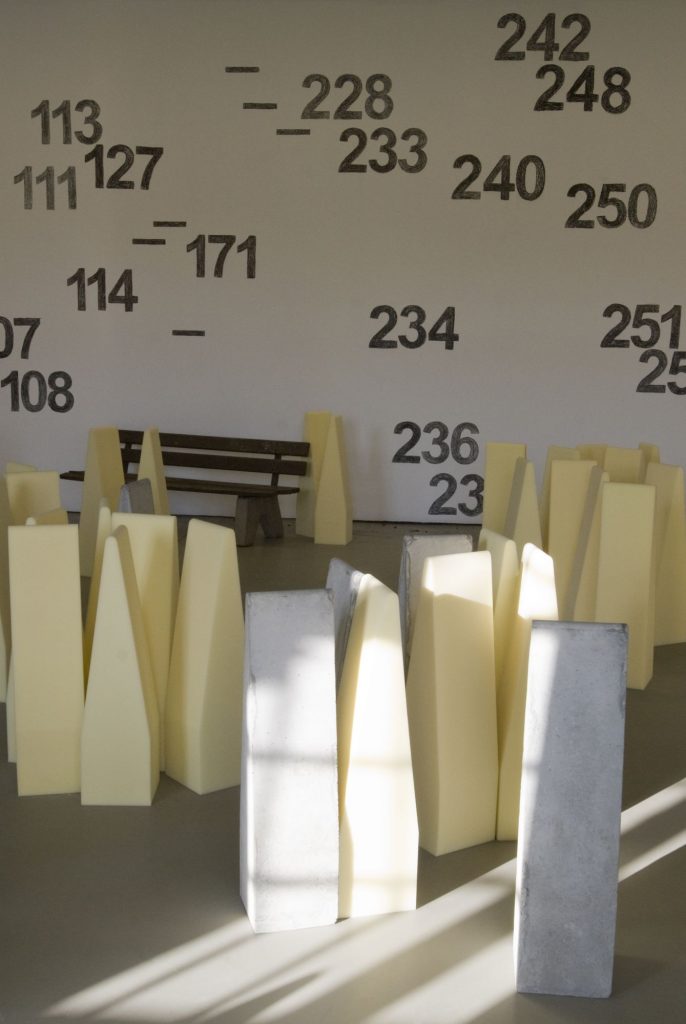 <I>les sanglots long</i>, 2009
</br> installation view, Kunsthalle fridericianum, Kassel