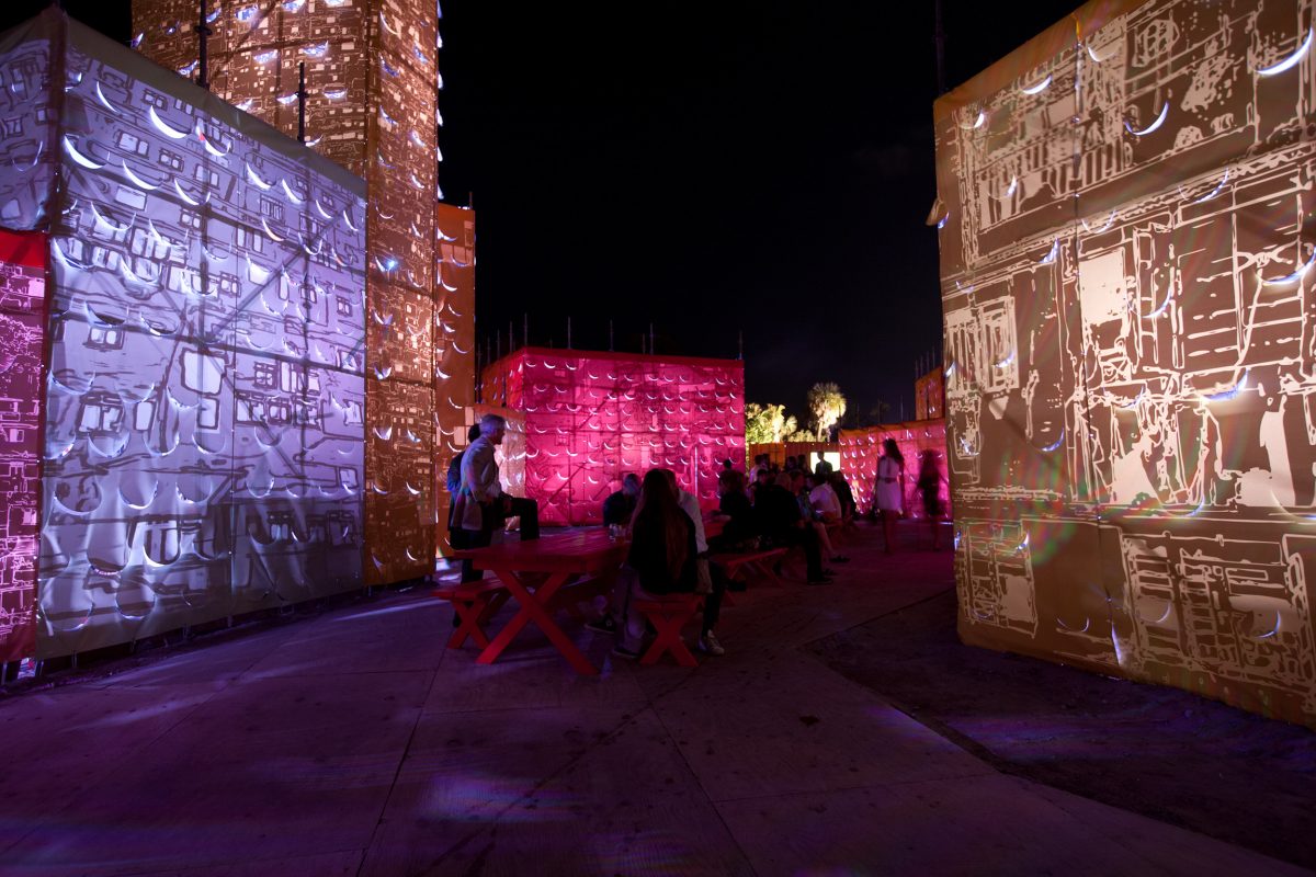 <I>self roaming</i>, 2009
</br> installation view, Art Basel Miami