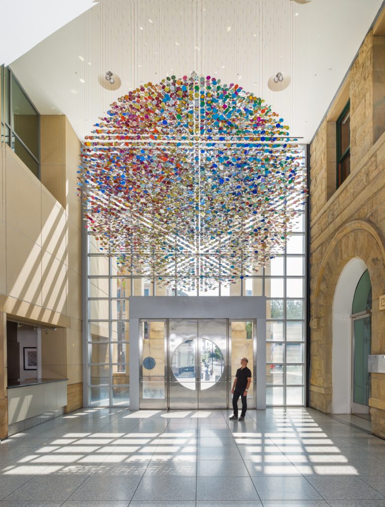 <I>noisy blushes</i>, 2020
</br> installation view, San José Museum of Art