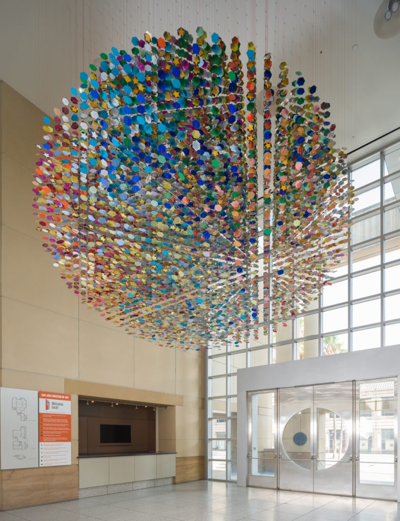 <I>noisy blushes</i>, 2020
</br> installation view, San José Museum of Art