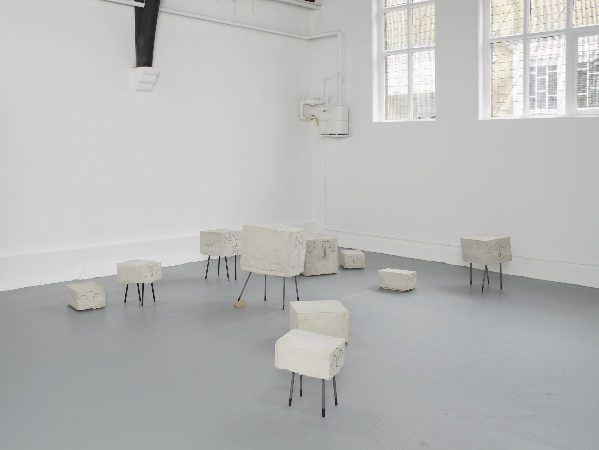 <I>Judith Hopf: Testing Time</i>, 2013
</br> installation view, Studio Voltaire, London