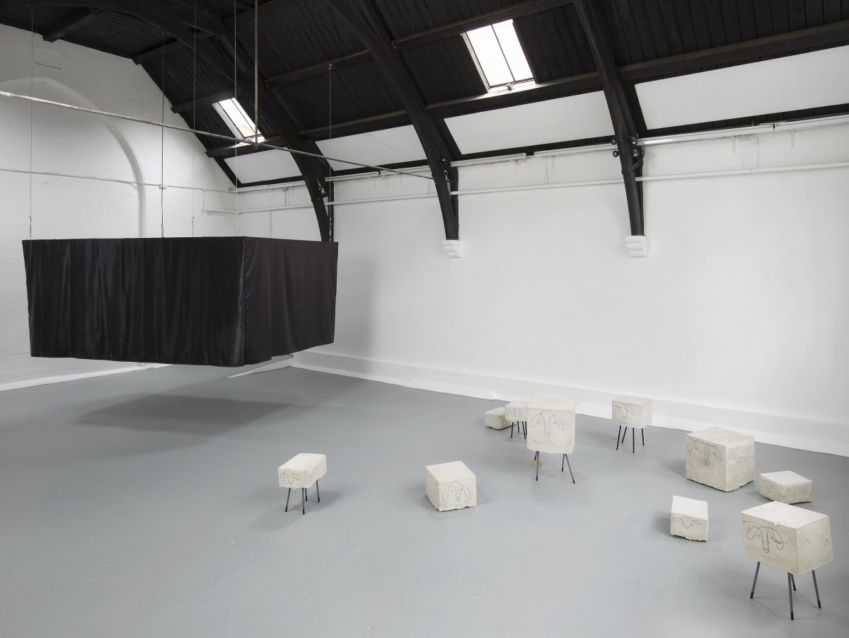 <I>Judith Hopf: Testing Time</i>, 2013
</br> installation view, Studio Voltaire, London