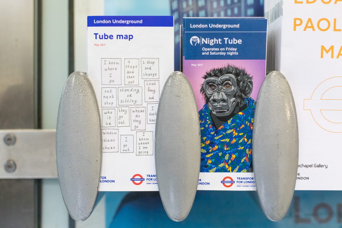 <I>Our Next Stop</i>, 2017
</br> Art on the Underground, London