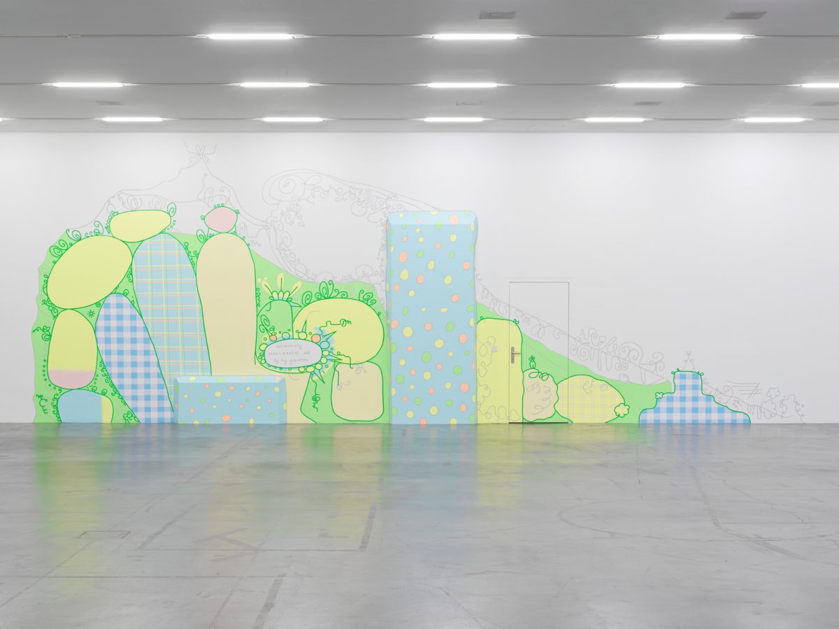 <I>Help help a little old lady here</i>, 2019
</br> installation view, Migros Museum fur Gegenwartskunst, Zurich