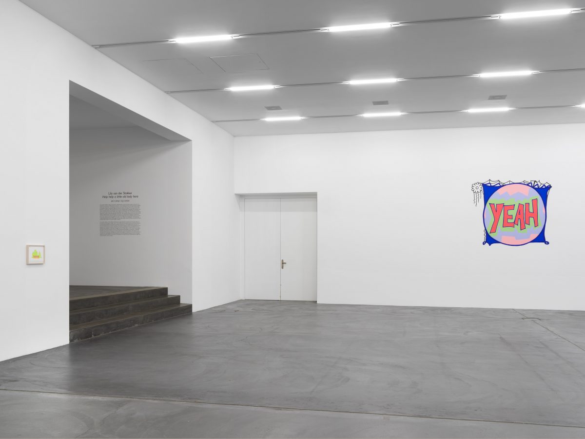 <I>Help help a little old lady here</i>, 2019
</br> installation view, Migros Museum fur Gegenwartskunst, Zurich