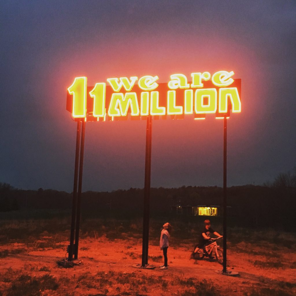<I>Somos 11 Millones / We Are 11 Million</i>, 2019
</br> installation view, Art Omi - High Line Art Commission