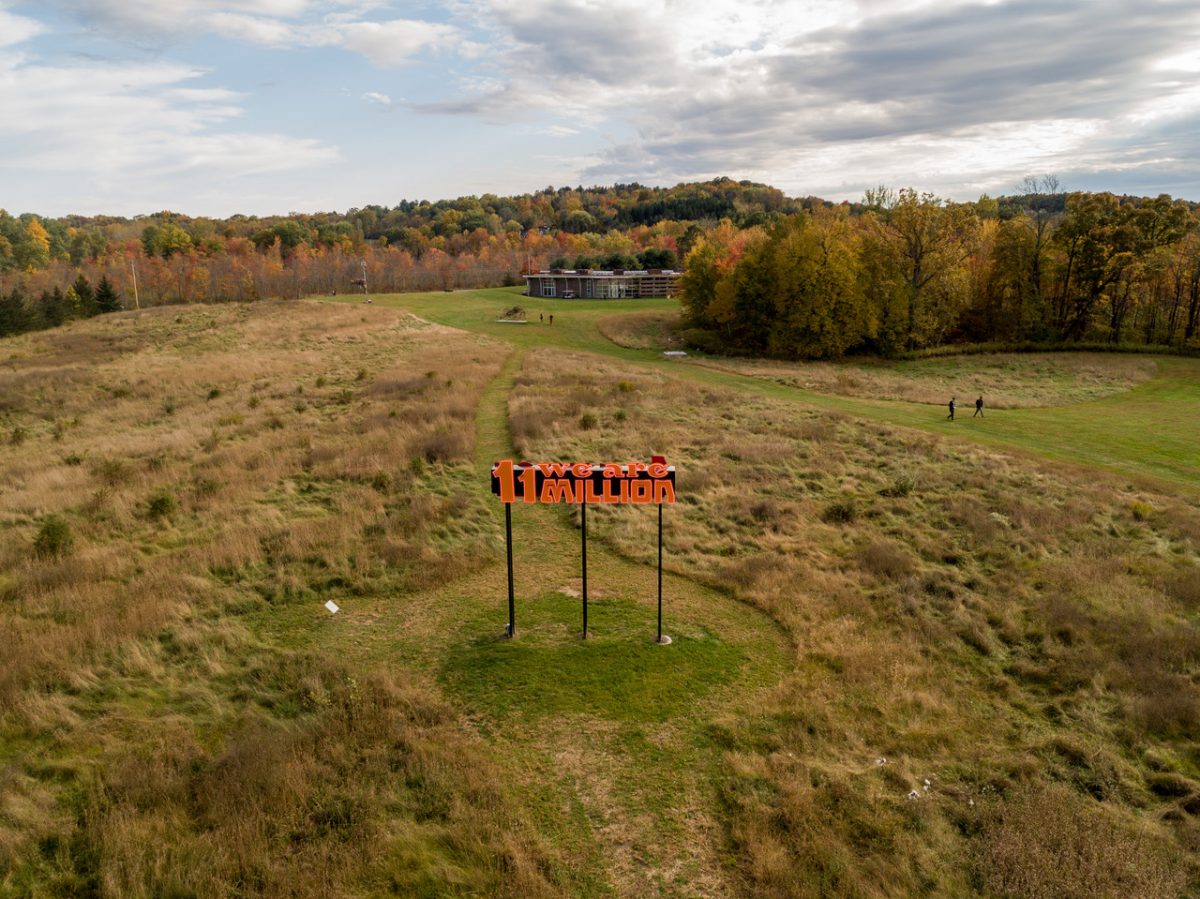 <I>Somos 11 Millones / We Are 11 Million</i>, 2019
</br> installation view, Art Omi - High Line Art Commission