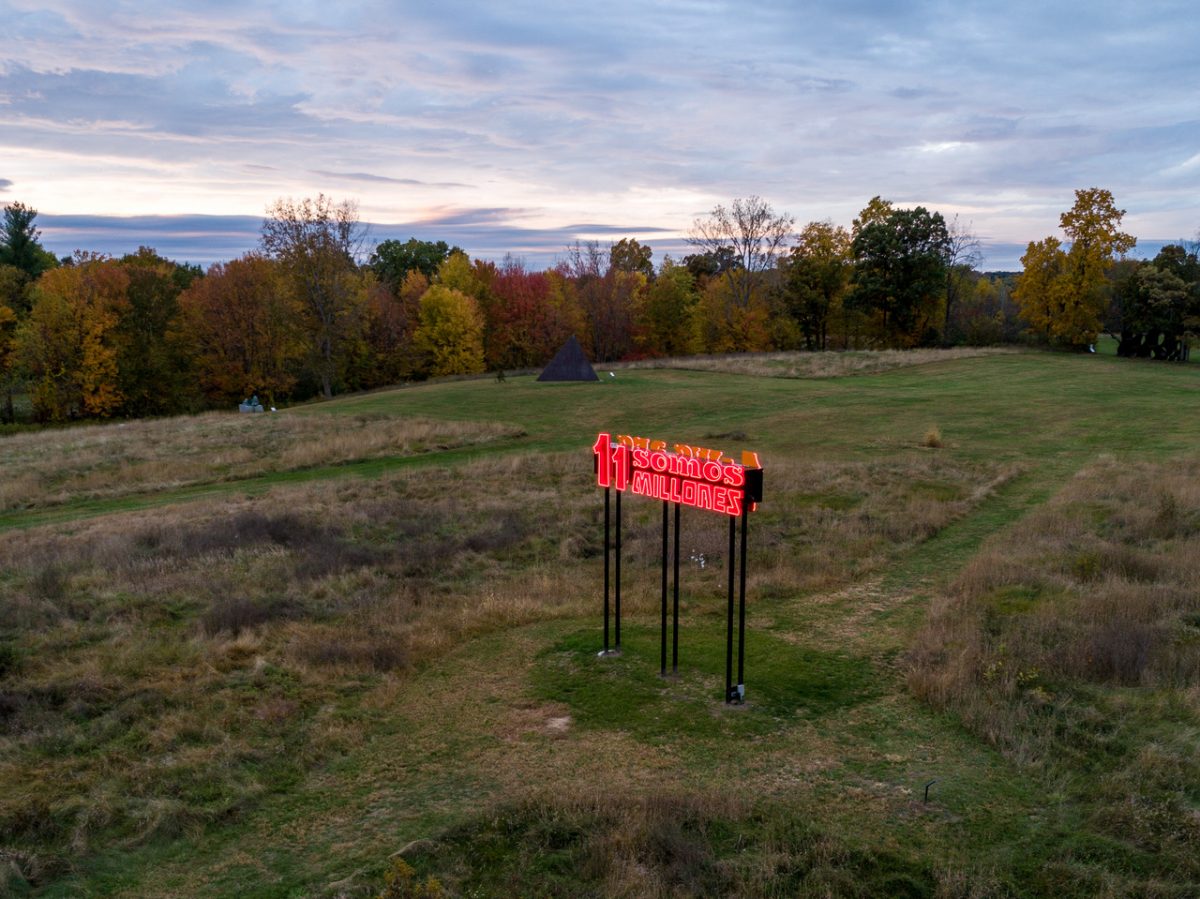 <I>Somos 11 Millones / We Are 11 Million</i>, 2019
</br> installation view, Art Omi - High Line Art Commission