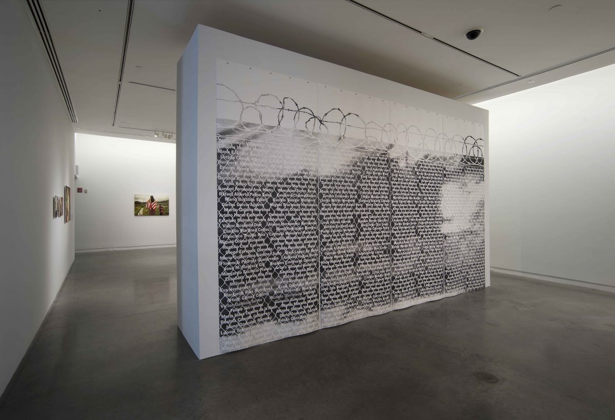 <I>The Neighbors: Sanctuary - Andrea Bowers</i>, 2016
</br> installation view, The Bronx Museum of Arts, New York