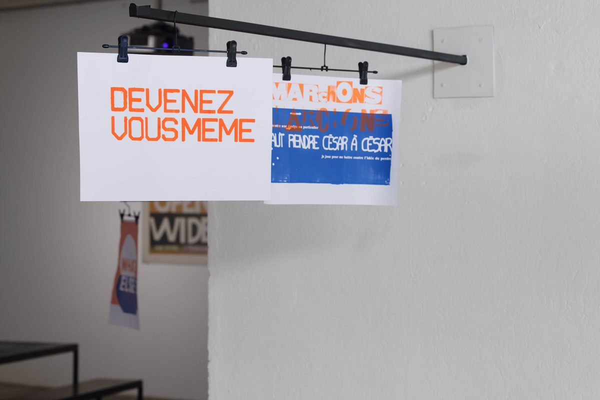 <I>We have no art, we do everything as well as we can</i>, 2018
</br> installation view, Passerelle Centre d’art contemporain, Brest