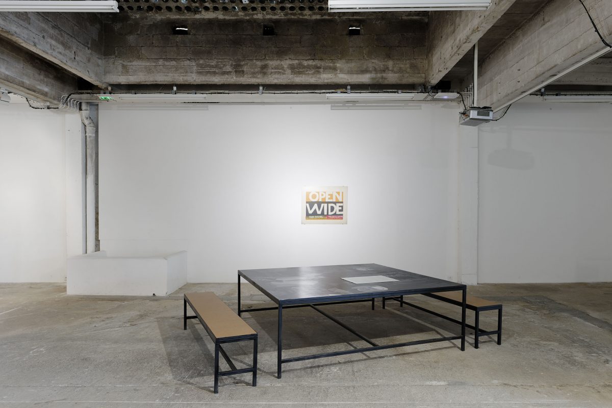 <I>We have no art, we do everything as well as we can</i>, 2018
</br> installation view, Passerelle Centre d’art contemporain, Brest