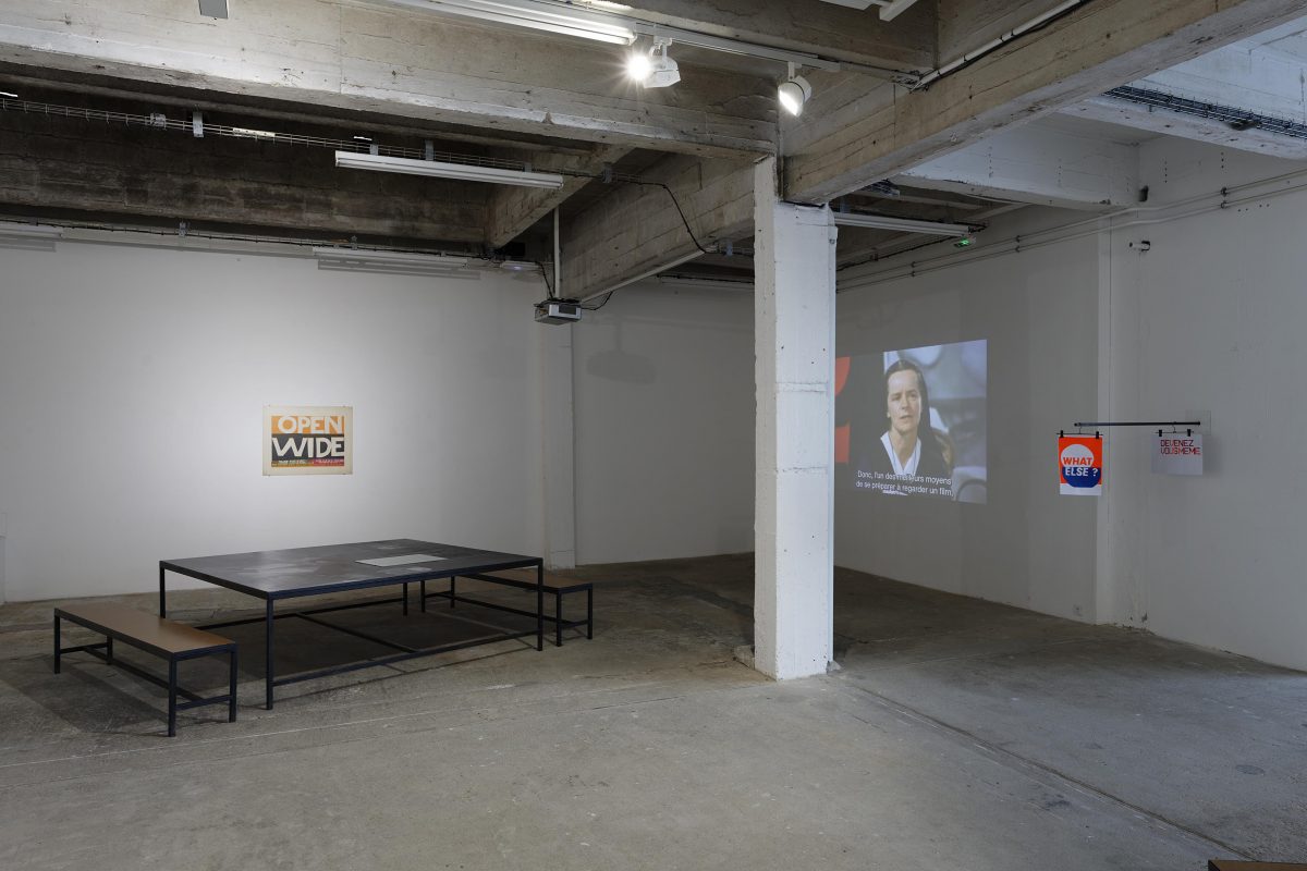 <I>We have no art, we do everything as well as we can</i>, 2018
</br> installation view, Passerelle Centre d’art contemporain, Brest