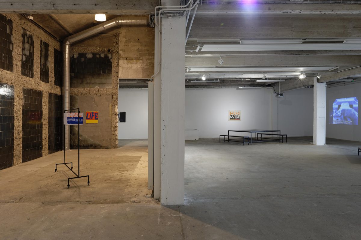 <I>We have no art, we do everything as well as we can</i>, 2018
</br> installation view, Passerelle Centre d’art contemporain, Brest