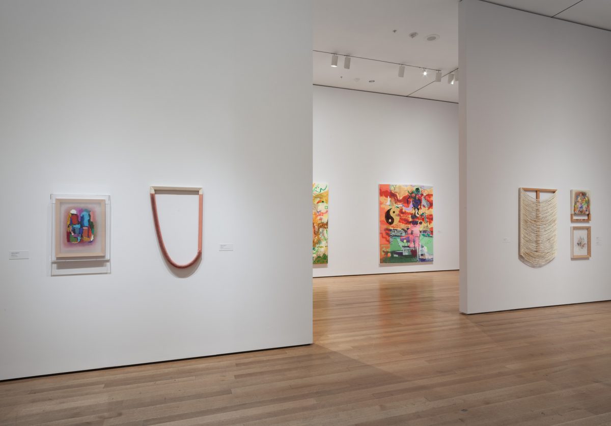 <I>The Forever Now: Contemporary Painting in an Atemporal World </i>, 2014
</br> installation view, MoMa, New York