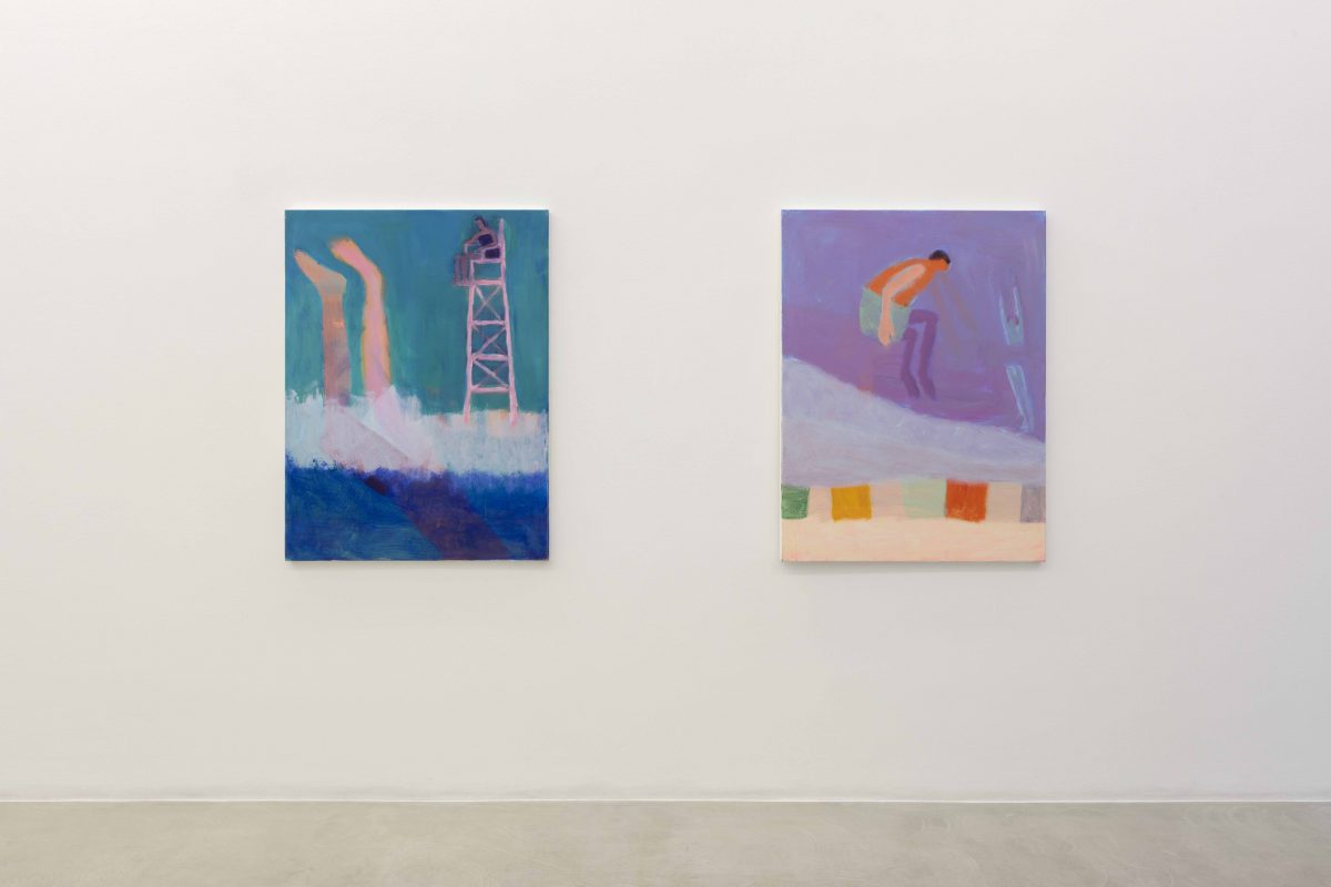 <I>Lifeguards</i>, 2021
</br> installation view, kaufmann repetto Milan