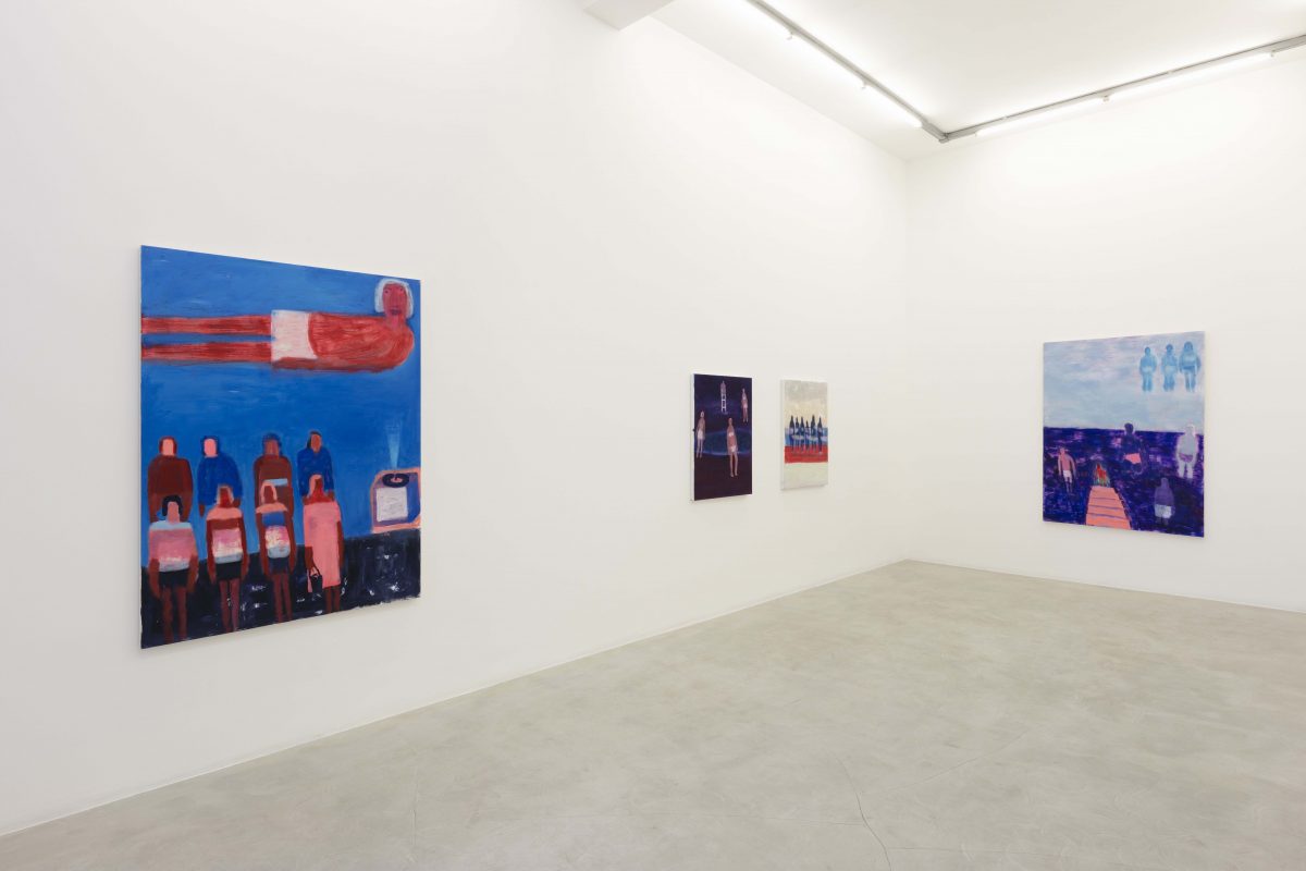 <I>Lifeguards</i>, 2021
</br> installation view, kaufmann repetto Milan