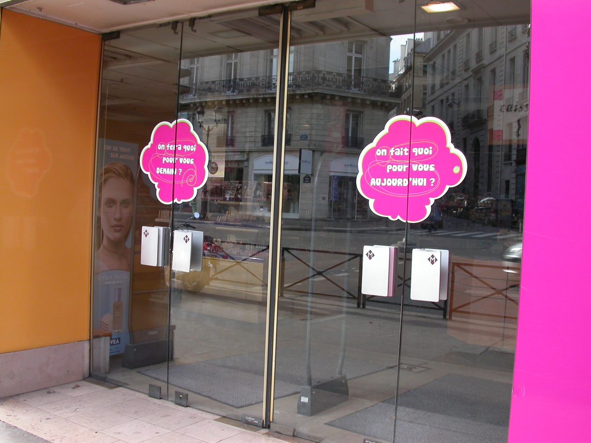 <I>Monoprix Advertising Campaign</i>, 2005
</br> Paris, France