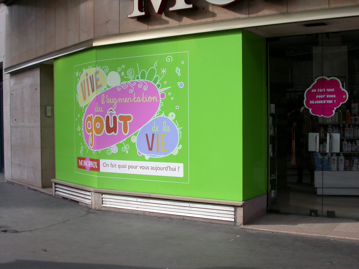 <I>Monoprix Advertising Campaign</i>, 2005
</br> Paris, France