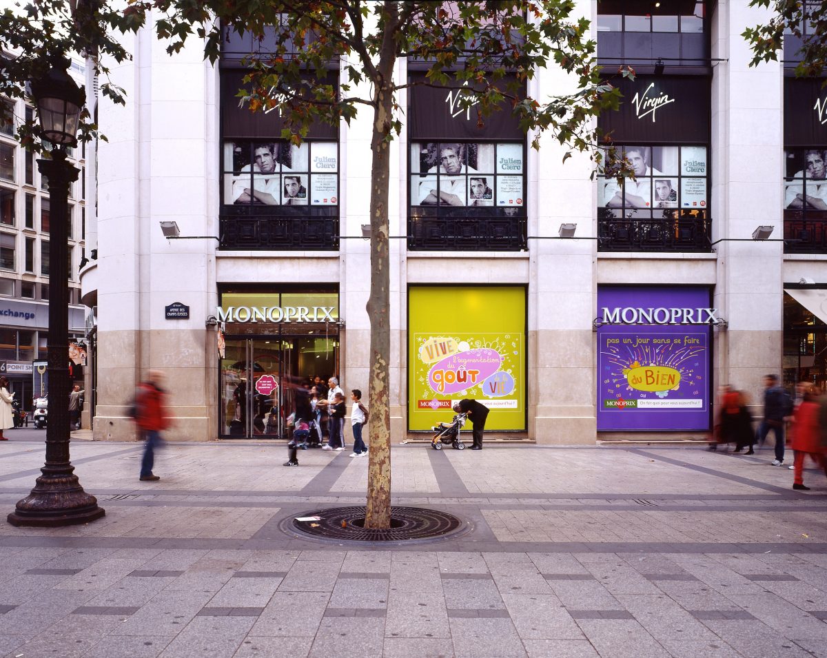 <I>Monoprix Advertising Campaign</i>, 2005
</br> Paris, France