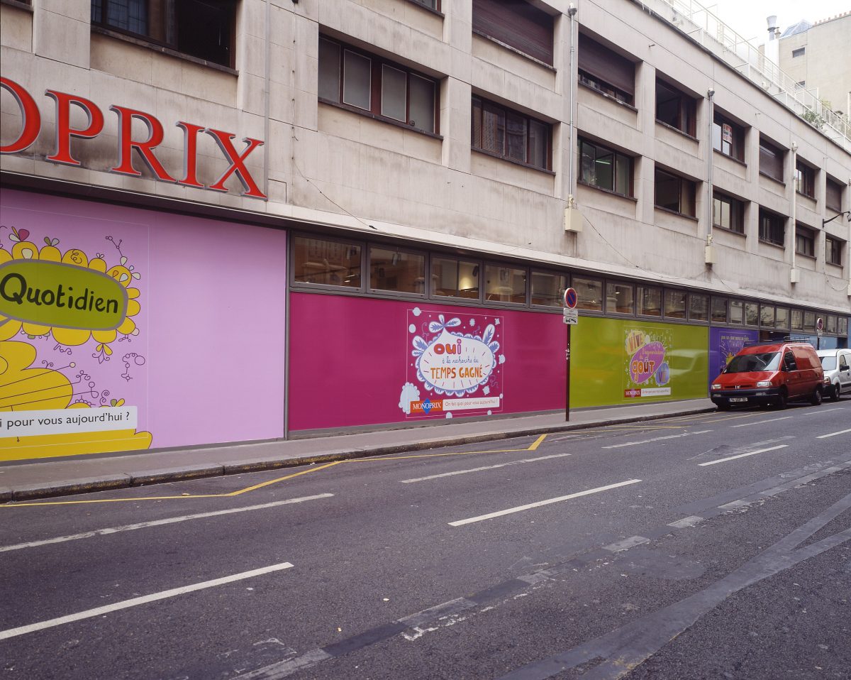 <I>Monoprix Advertising Campaign</i>, 2005
</br> Paris, France