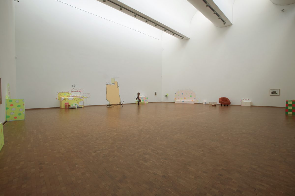 <I>Small talks</i>, 2003
</br>  installation view, Museum Ludwing, Koln