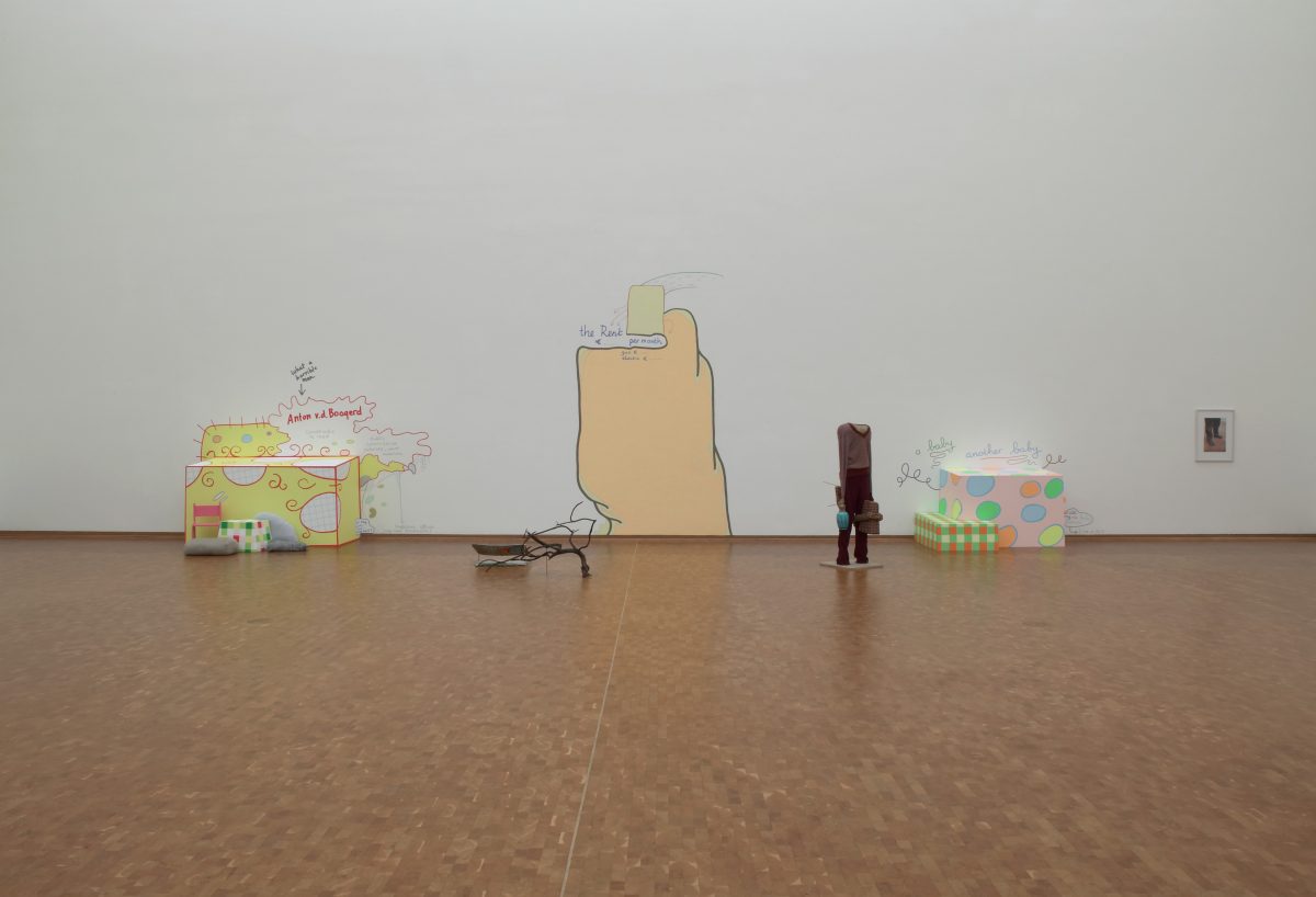 <I>Small talks</i>, 2003
</br>  installation view, Museum Ludwing, Koln