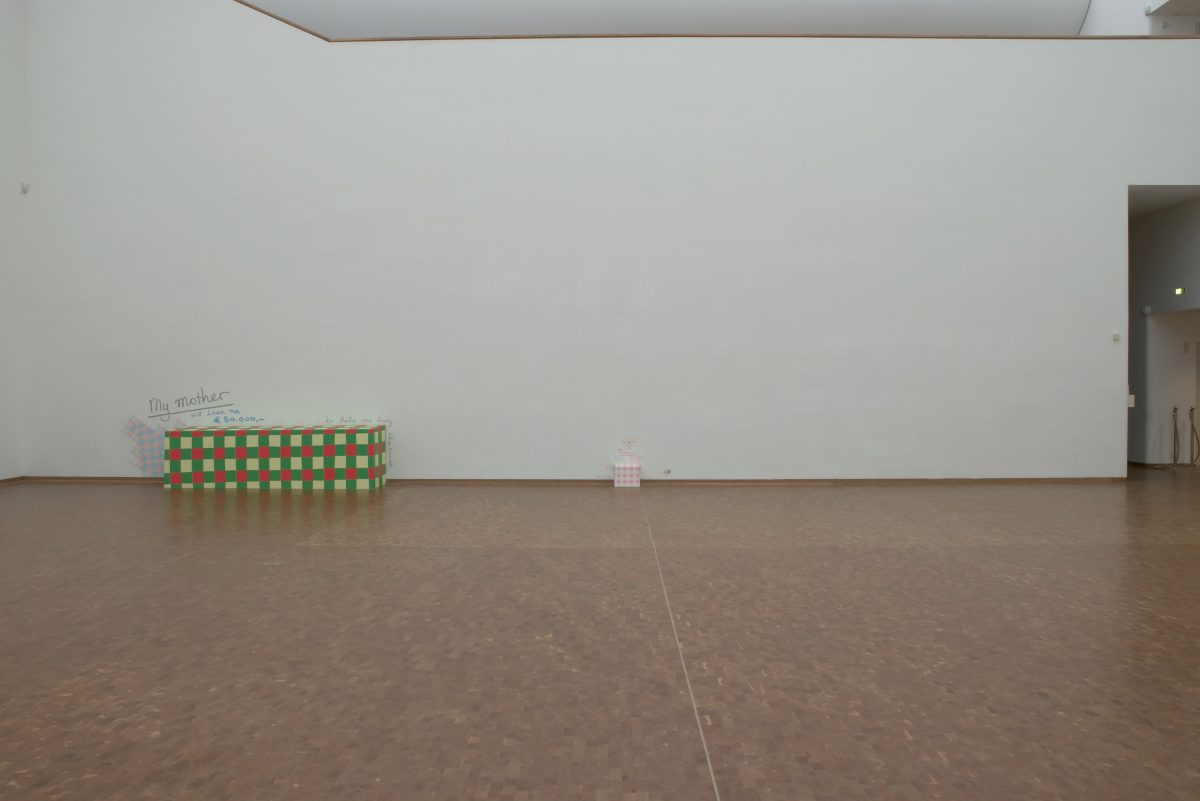 <I>Small talks</i>, 2003
</br>  installation view, Museum Ludwing, Koln