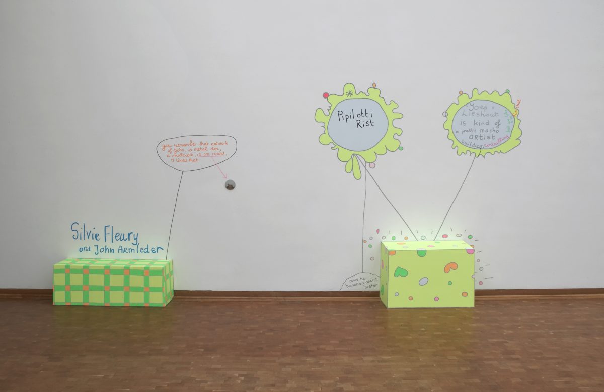 <I>Small talks</i>, 2003
</br>  installation view, Museum Ludwing, Koln